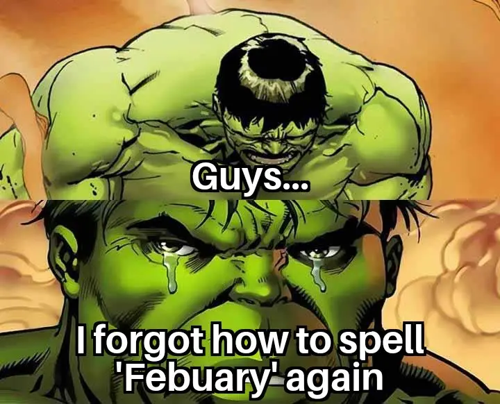 The image shows two panels of the Hulk. In the top panel, he is hunched over with a distressed expression and the text…