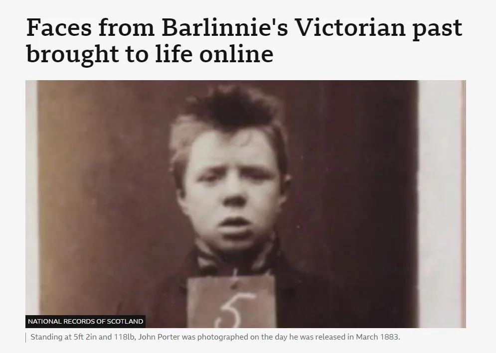 A Glimpse into a Life of Crime