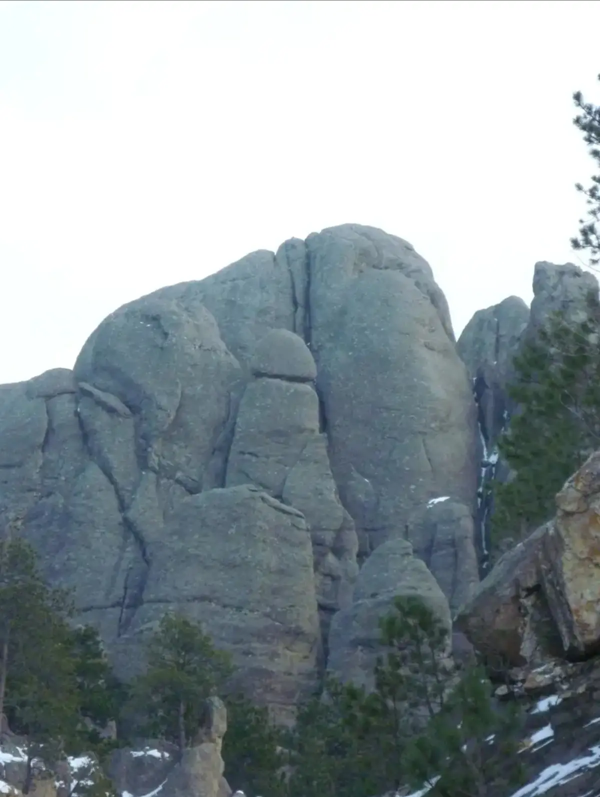 A Rare View of Mt. Rushmore from Behind
