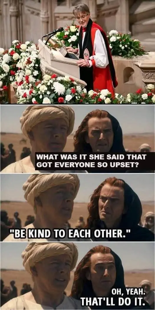A dose of humor.