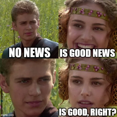 A four-panel meme featuring two characters from 'The Princess Bride'. Top left: a young man with a skeptical, unimpressed…