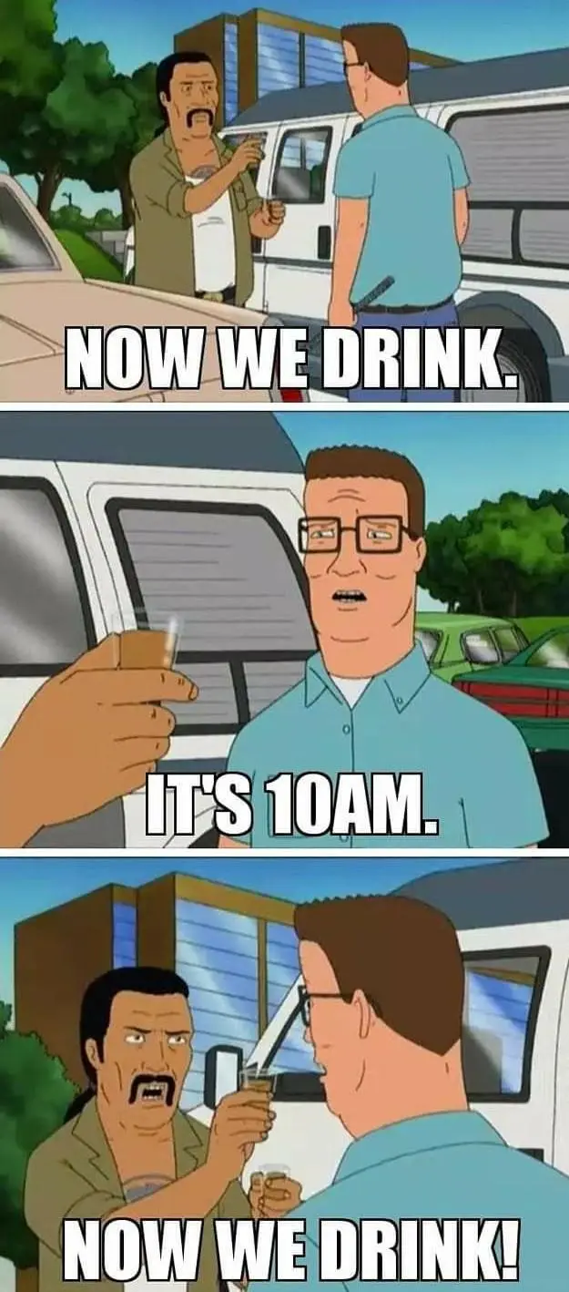 A three-panel meme from the animated show 'Bender's Big Score' featuring two characters. In the first panel, a man with a…