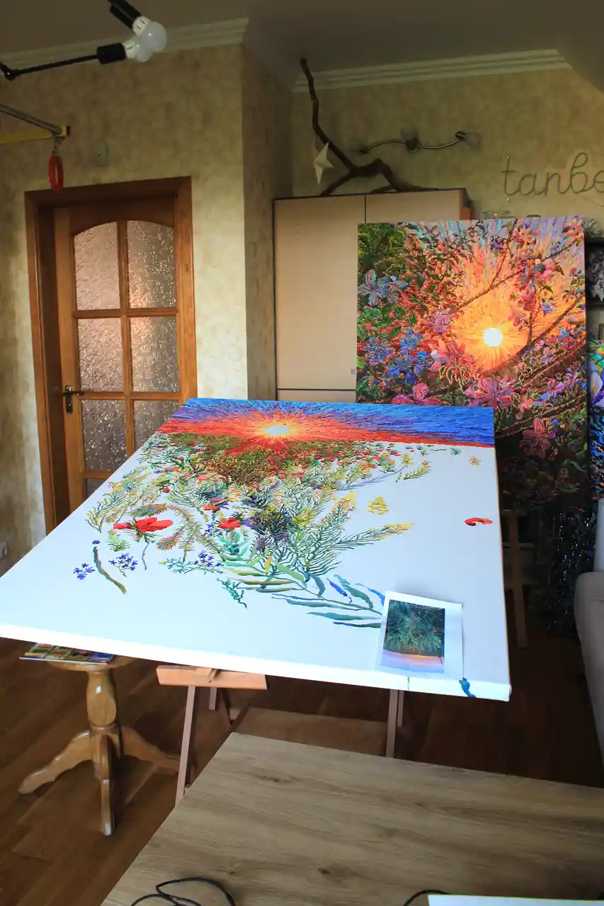 Creating a Watercolor Masterpiece: Progress Update