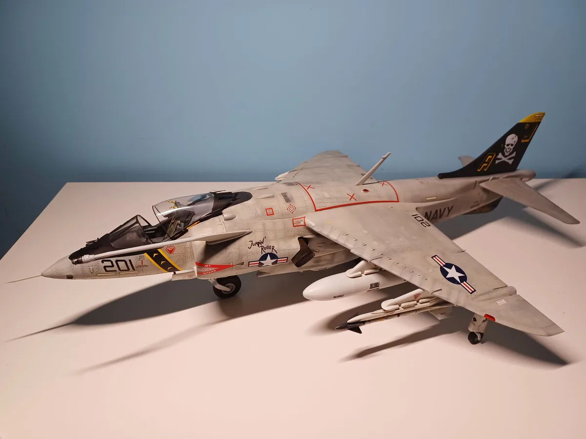 Imagining a world with the 'Jolly Rogers' AV-8A Harrier