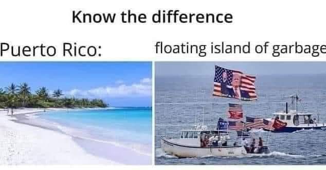 The image is split into two panels. The left panel shows a pristine tropical beach with white sand, turquoise water, and…